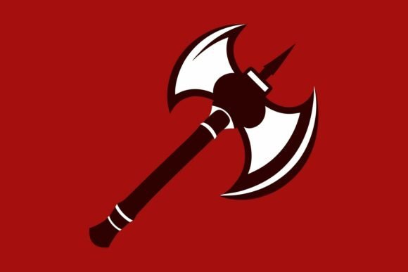 Fantasy Battle Axe Graphic Design Freebies