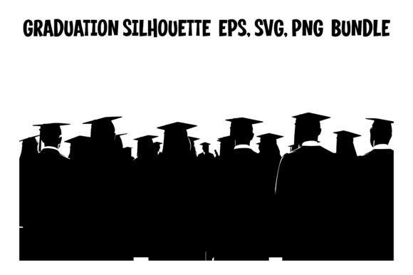 Minimalist Graduation Vector Silhouettes