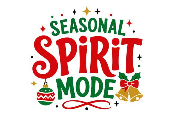 Seasonal Spirit Mode Christmas SVG: Graphics for Holiday Design